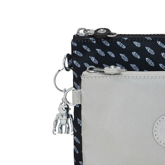 Kipling Duo Pouch Printed 2-in-One Pouches Tassen Grijs | België 1096ZU